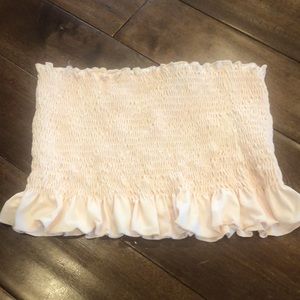 Forever 21, peach, tube top